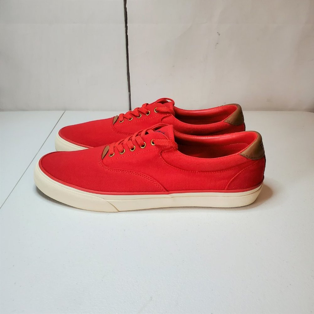 *SOLD* Polo Ralph Lauren Thorton II Canvas Sneakers 13 - Picture 10 of 12